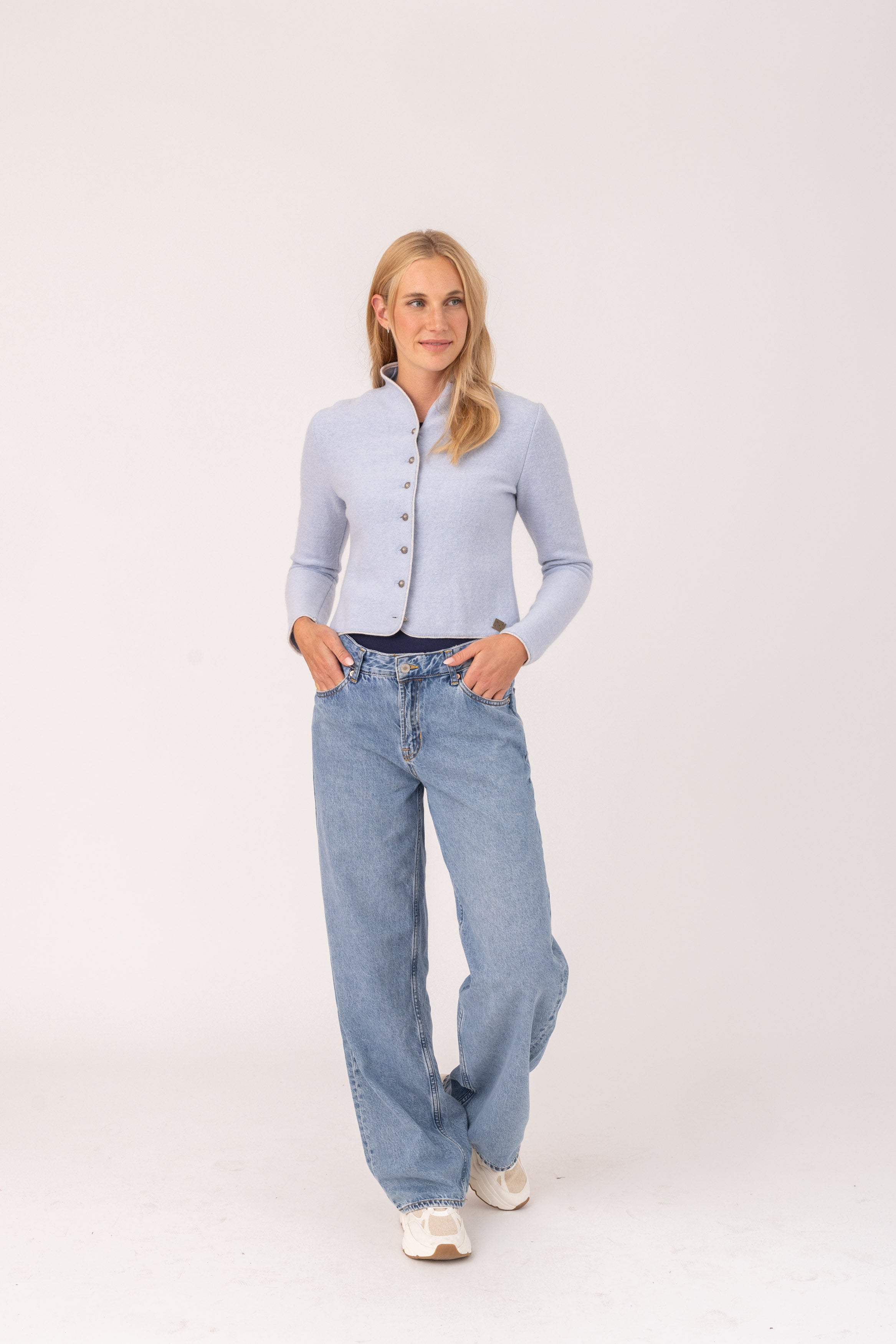 Damen Strickjacke Dorika #Farbe_604 - azzurro