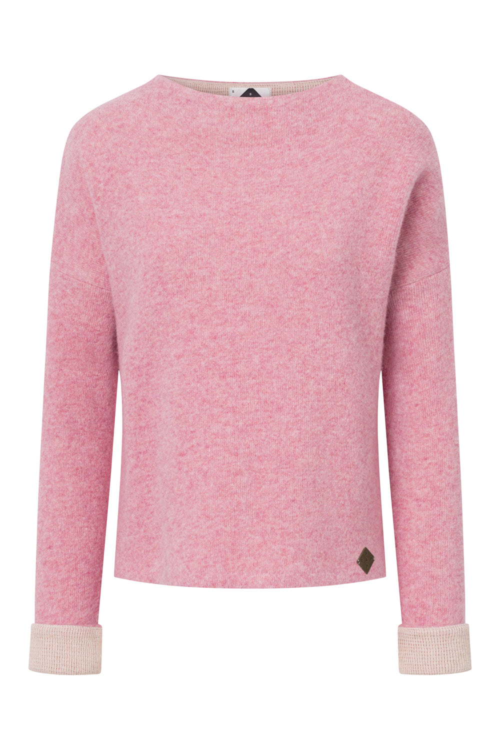 Damen Pullover Nicoletta – Boxy Fit, Doubleface-Walk aus 50% Lammwolle & 50% GOTS-zertifizierter Baumwolle-99760300-406