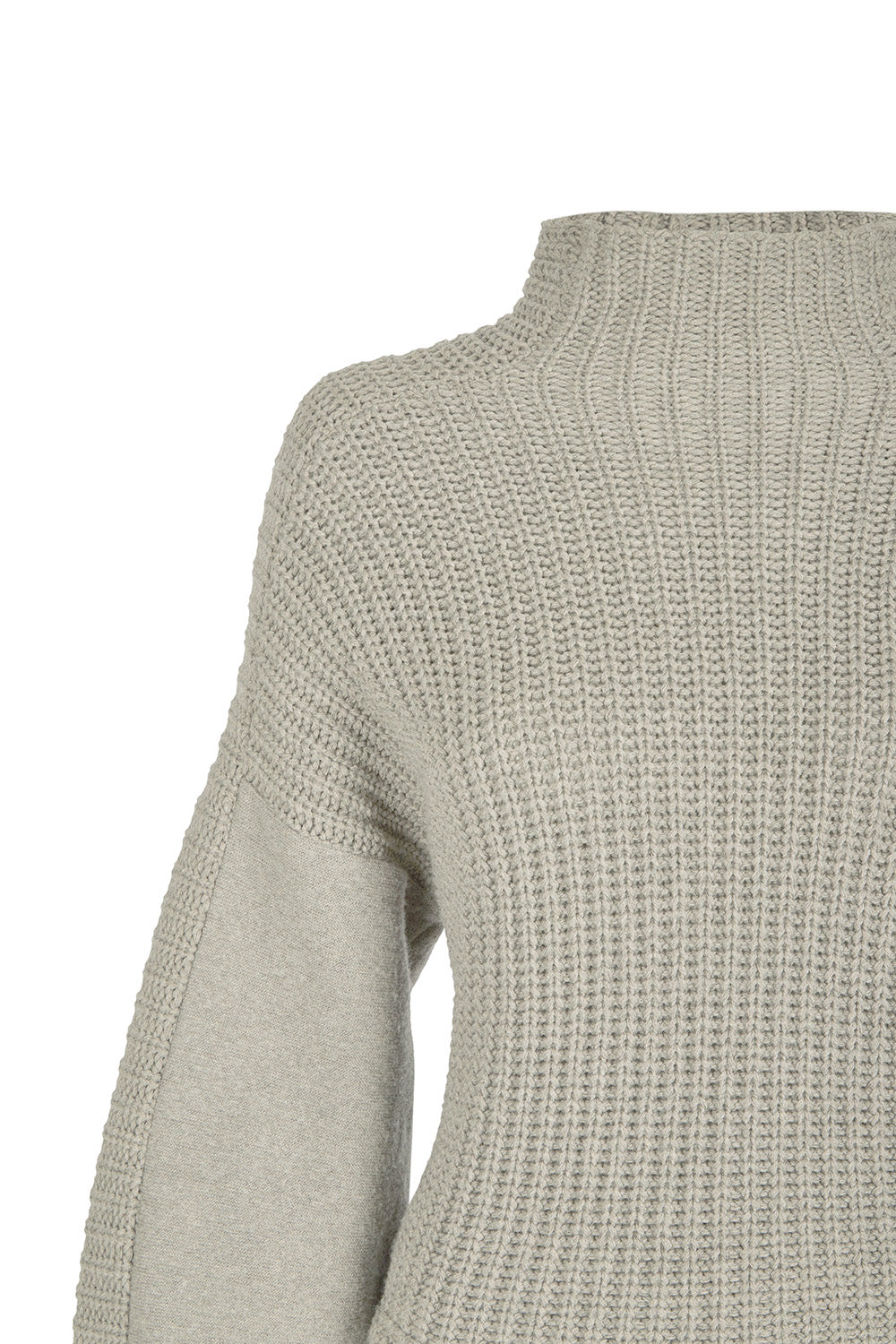 Womens Knit Pullover Nikolina - 50% merino wool & 50% cotton , naturally sustainable, Comfy and warm Pullover - - Creme- 30764600 - 111
