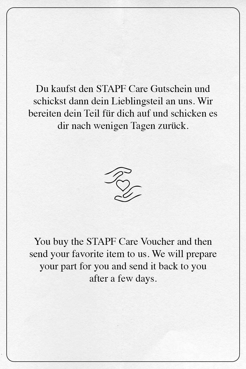 Stapf Care Gutschein