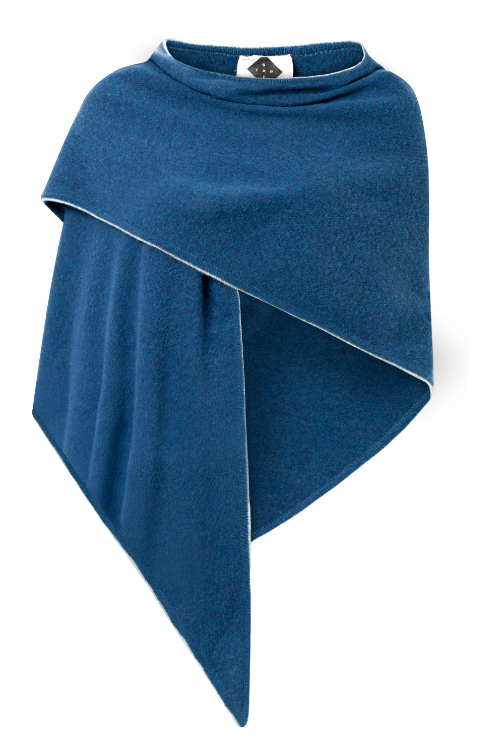 Stapf Women Scarf Bibi  – 100% virgin wool, sustainable – blue - 88793903- 655