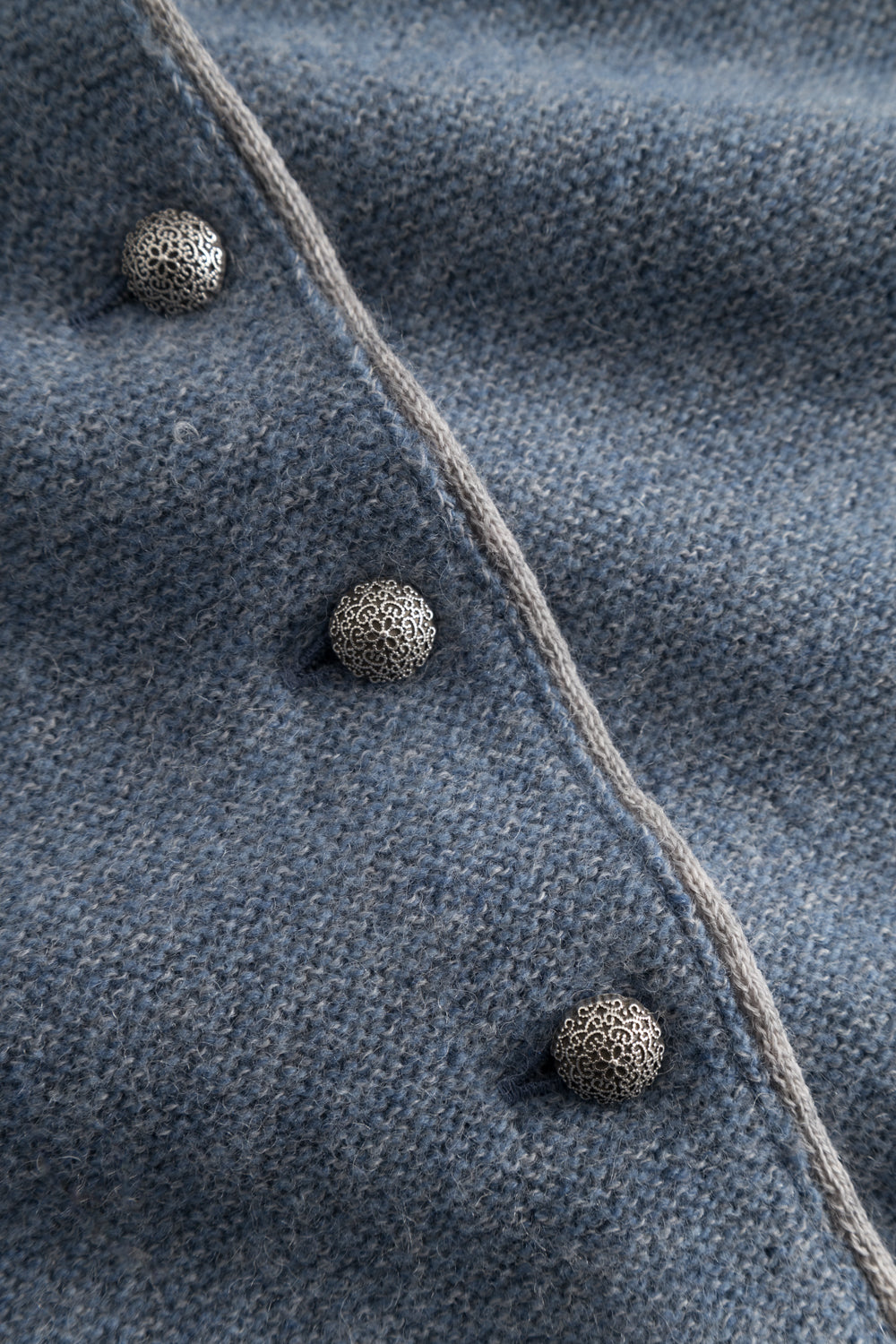 Damen Strickjacke Dorika #Farbe_621 - rauchblau