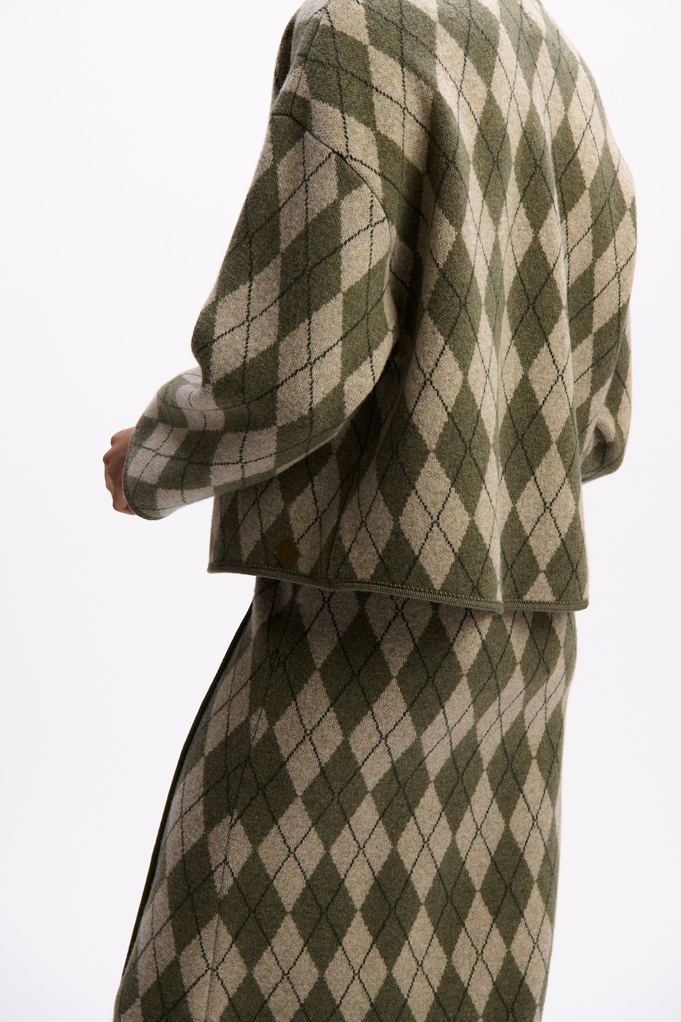 Damen Rock Franzi Argyle