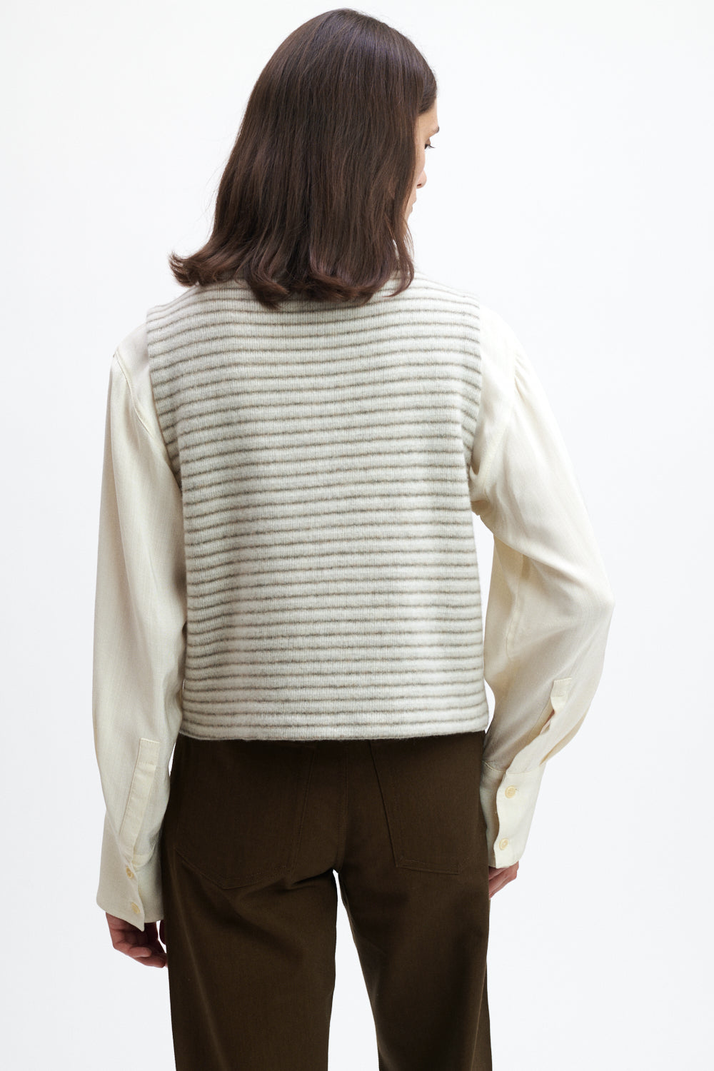 Women's Sweater Vest Karla Stripe