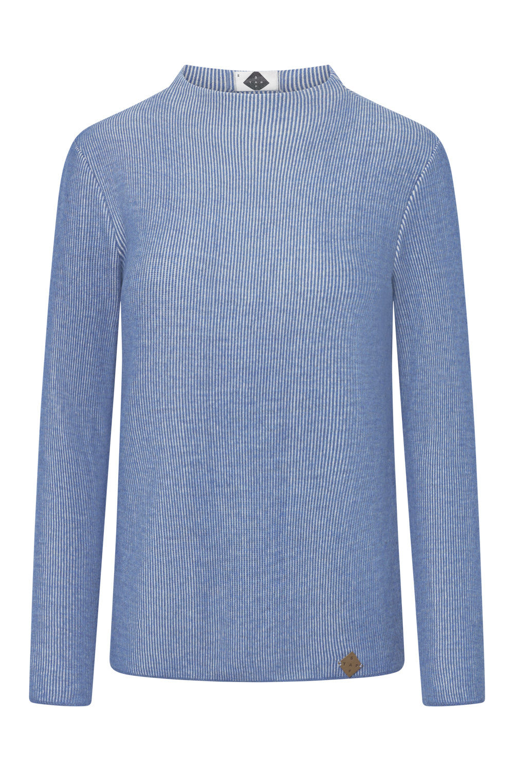 Women Pullover - Neeke-88764904-615 - Lambswool, Organic Cotton - Naturally Sustainable - Blue