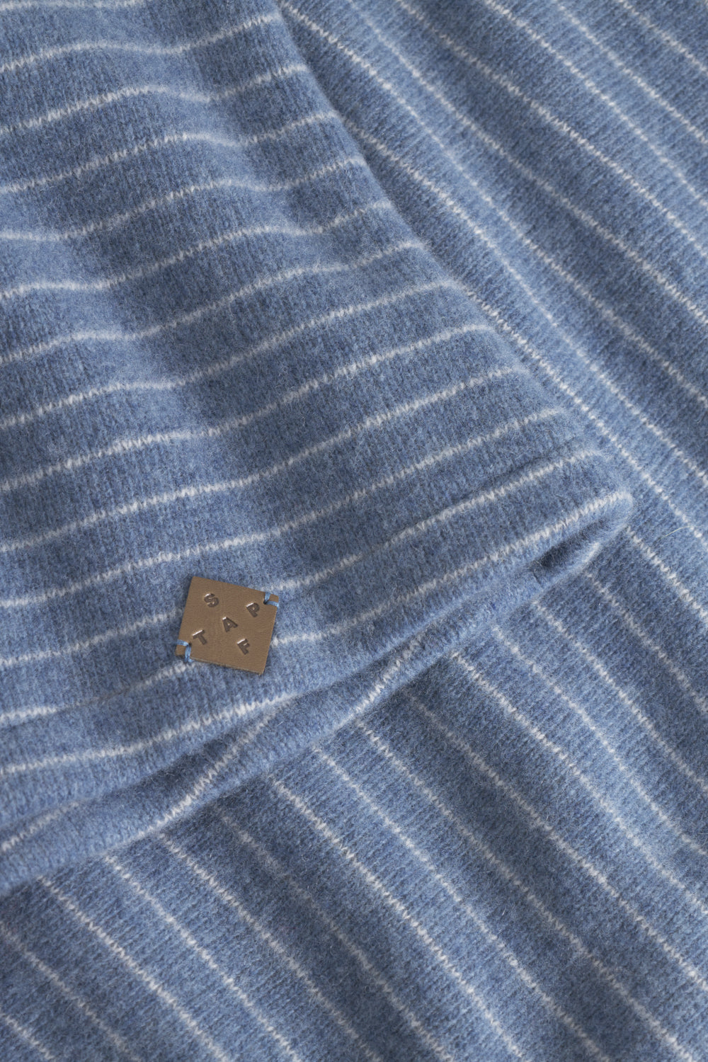 Womens Pullover Nico Stripe - 50% virgin wool & 50% cotton , naturally sustainable, Comfy Stripe Pullover -  Blue  - 50760333 - 6210