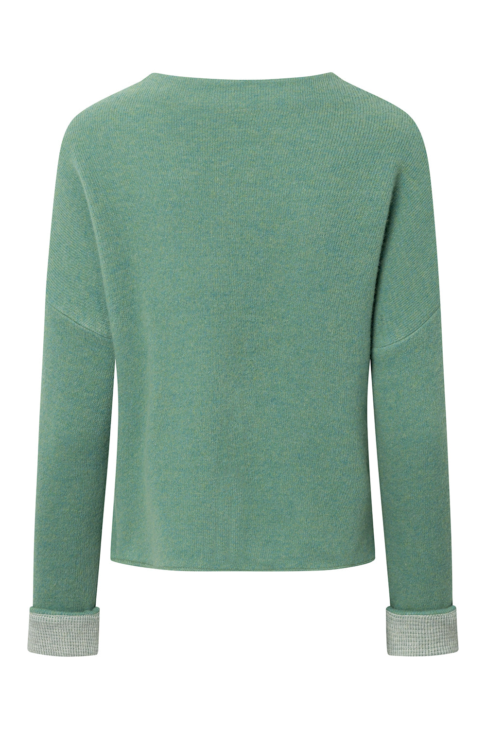 Damen Pullover Nicoletta  – Boxy Fit, Doubleface-Walk aus 50% Lammwolle & 50% GOTS-zertifizierter Baumwolle-88760300-775