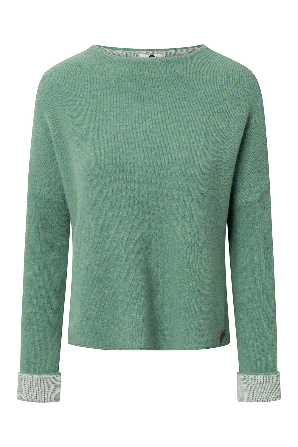 Damen Pullover Nicoletta  – Boxy Fit, Doubleface-Walk aus 50% Lammwolle & 50% GOTS-zertifizierter Baumwolle-88760300-775