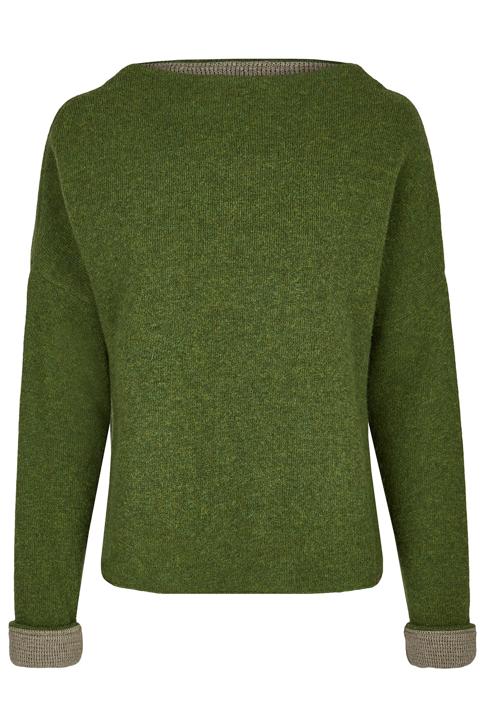 Damen Pullover Nicoletta  – Boxy Fit, Doubleface-Walk aus 50% Lammwolle & 50% GOTS-zertifizierter Baumwolle-88760300-776