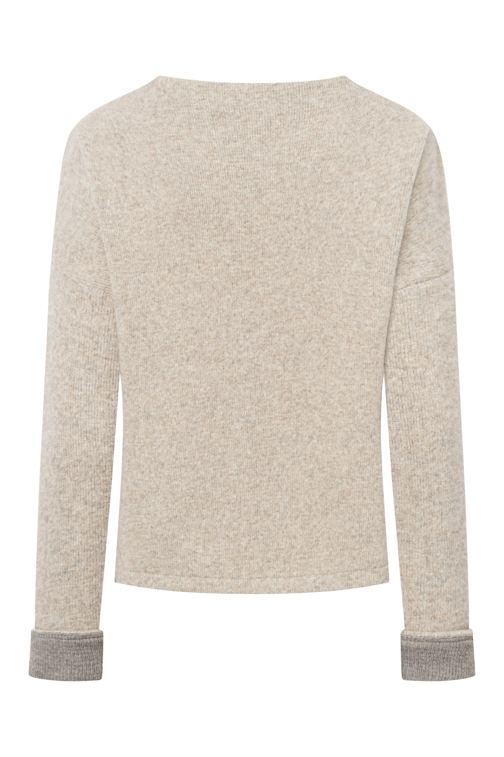 Damen Pullover Nicoletta  – Boxy Fit, Doubleface-Walk aus 50% Lammwolle & 50% GOTS-zertifizierter Baumwolle-88760300-807