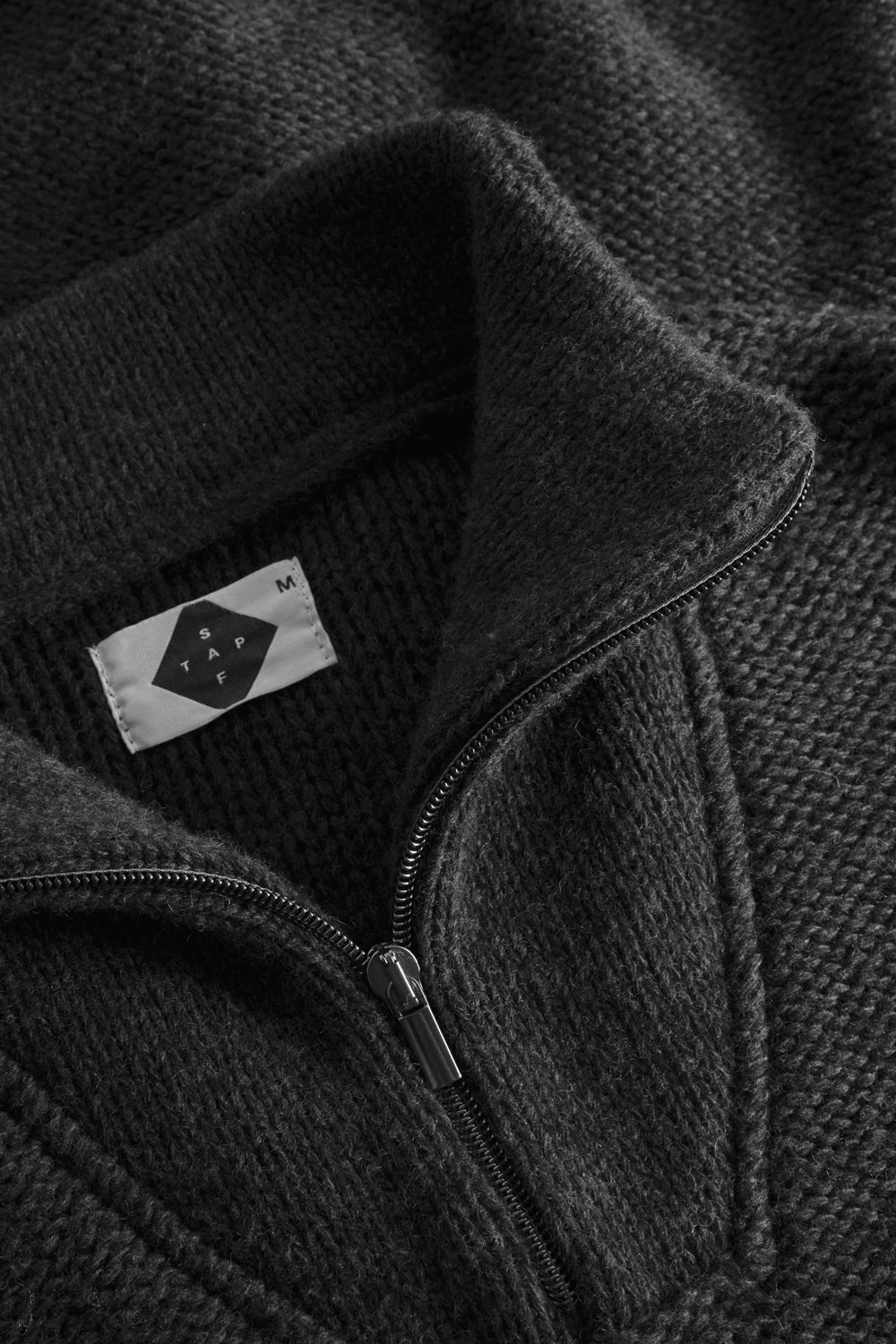 Mens Pullover Nikolai - 50% virgin wool & 50% cotton , naturally sustainable, Comfy and warm Pullover -  Dark Grey - 88868000 - 990